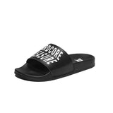 HARDCORE PLEASURE POOL SLIDES BLACK WHITE