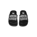 HARDCORE PLEASURE POOL SLIDES BLACK WHITE