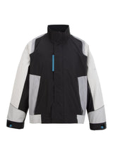 Interstellar Liaison Panelled Zip Up Windbreaker