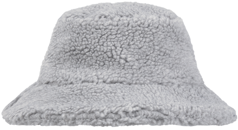 Fleece Bucket Hat Light Gray