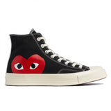 Play Comme des Garçons x Converse Red Heart Chuck Taylor All Star '70 High