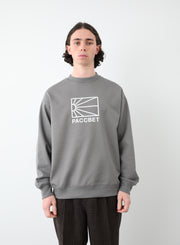 BIG LOGO SWEATSHIRT KNIT GRAY