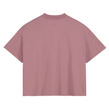 WOMENS PRIME PINK HICE CROP TEE
