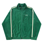 Velour Track Jacket Green