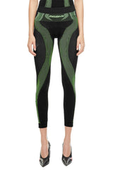 SPORT Active Wear Leggings Signal Green