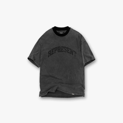 ARCHED LOGO TEE GREY TEE