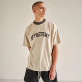 ARCHED LOGO TEE CREAM