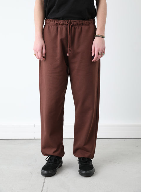 LOGO JOGGERS KNIT BROWN