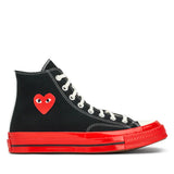 PLAY Comme des Garçons x Converse Red Sole Chuck 70 High Top (Black)