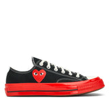 PLAY Comme des Garçons x Converse Red Sole Chuck 70 Low Top (Black)