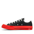 PLAY Comme des Garçons x Converse Red Sole Chuck 70 Low Top (Black)