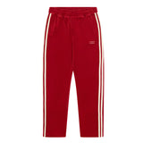 Velour Track Pants Red