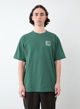 SMALL LOGO T-SHIRT KNIT GREEN