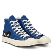 Play Comme des Garçons x Converse Black Heart Chuck Taylor All Star '70 High (Blue)