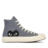 Play Comme des Garçons x Converse Black Heart Chuck Taylor All Star '70 High (Grey)