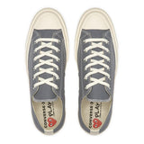 Play Comme des Garçons x Converse Black Heart Chuck Taylor All Star '70 Low (Grey)