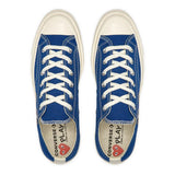 Play Comme des Garçons x Converse Black Heart Chuck Taylor All Star '70 Low (Blue)