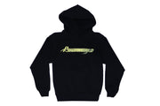 Psychworld Yellow Logo Black Hoddie