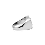 Monogram Silver Ring